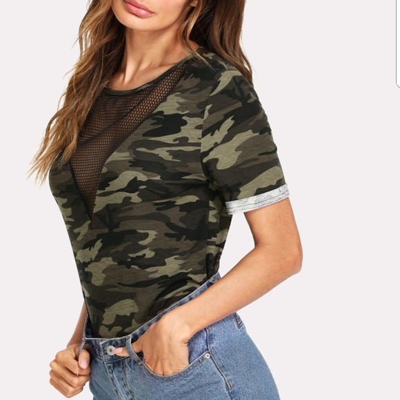 Mesh Insert CamoTee - Picture 3 of 7